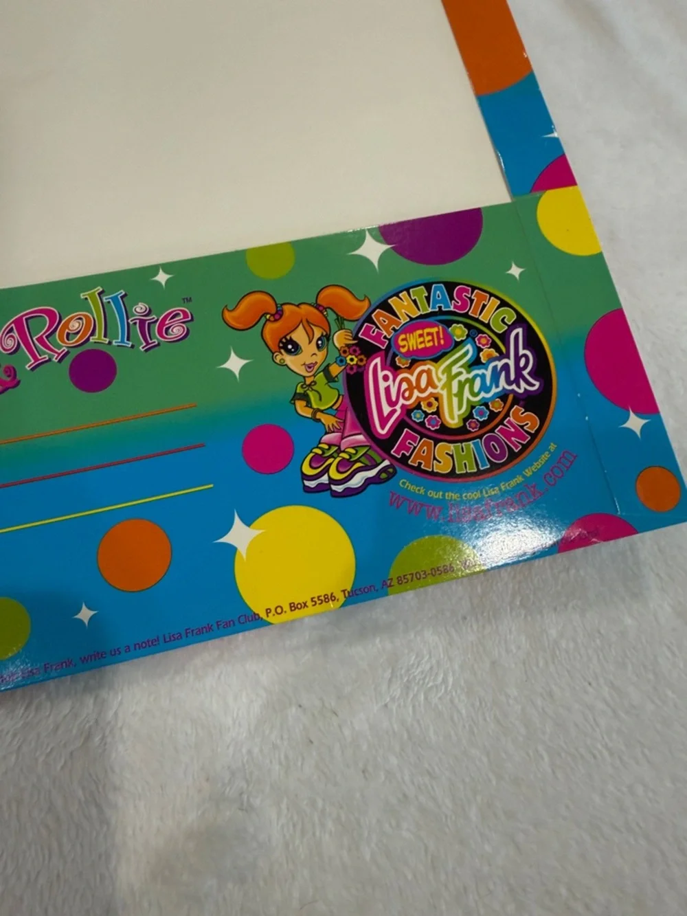 Vintage Lisa Frank Roxie and Rollie Siamese cats 2 pocket folder